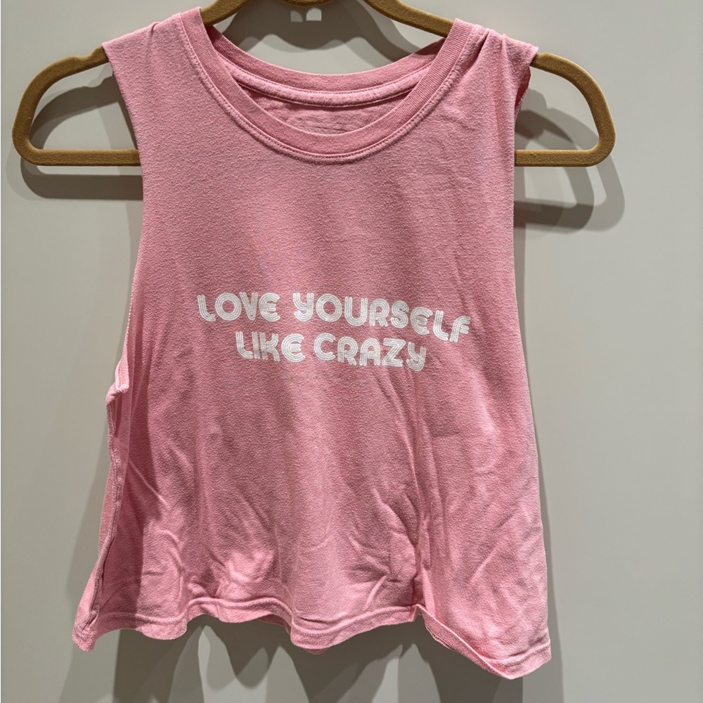 Spiritual gangster muscle tank top crop top S